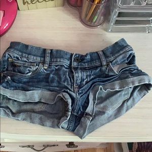Abercrombie kids jean shorts